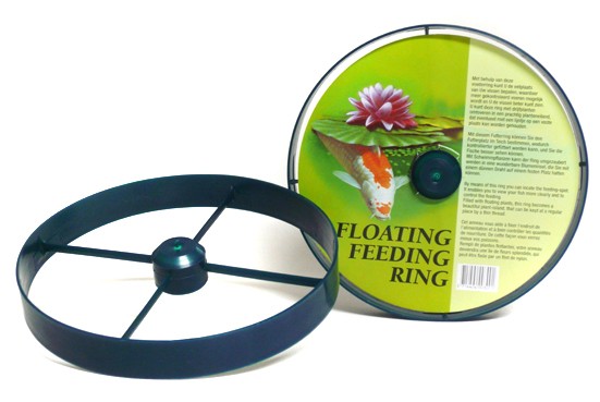 Schwimmender Futterring Ø 23 cm für Teichfische im Koi Gartenteich
